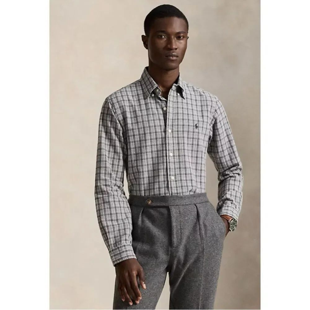 Ralph Lauren Classic Old School Slim Fit Stretch Oxford Shirt Size XL~ Pristine